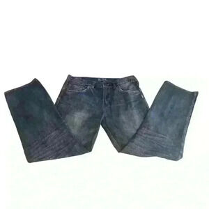 Silver Mens Grayson Heritage Straight Leg Jeans Size 36x32 Dark Wash Denim